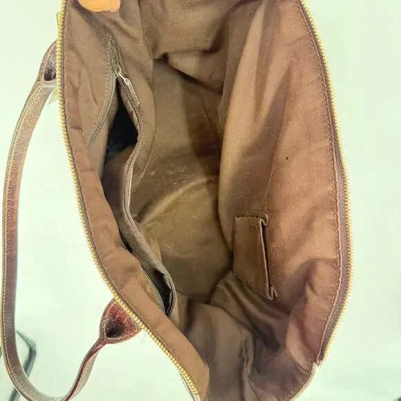 GUCCI Princy Sherry GG Canvas Leather Shoulder Tote Bag Brown Authentic - Picture 15 of 16